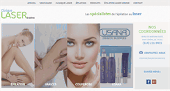 Desktop Screenshot of cliniquelaserstjerome.com